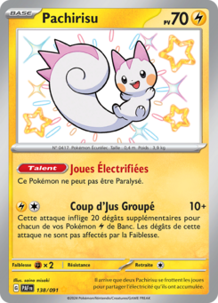 Pachirisu (Écarlate et Violet Destinées de Paldea 138)