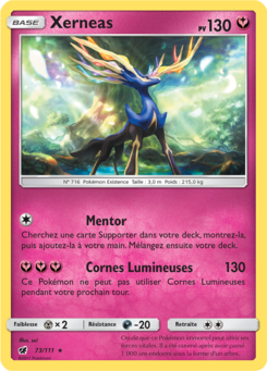 Xerneas (Soleil et Lune Invasion Carmin 73)