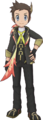 Le costume de Néo-Maître de Brice dans Pokémon Masters EX.
