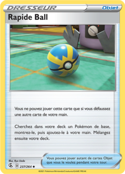 Rapide Ball (Épée et Bouclier Poing de Fusion 237)