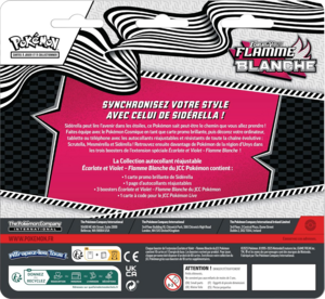 Collection autocollant réajustable Écarlate et Violet Flamme Blanche Verso.png