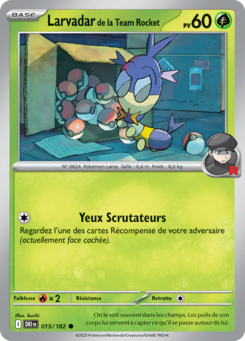 Larvadar de la Team Rocket (Écarlate et Violet Rivalités Destinées 015)