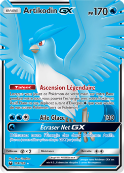 tempête le firmament 154/168 FULL ART Pokemonkarte Arktos GX