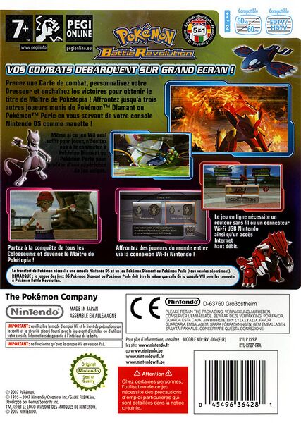 Fichier:Jaquette de Pokémon Battle Revolution (verso).jpg