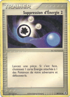 Suppression d'Énergie 2 (EX Rouge Feu & Vert Feuille 89)