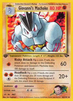 Giovanni's Machoke (Gym Challenge 42)