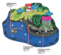 Plan du Village Toko et de la Route 14 dans Pokémon Soleil et Lune.