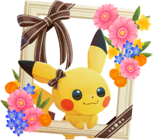 Pikachu mâle (Cadre fleuri)-CM.png