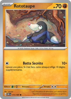 Rototaupe (Écarlate et Violet Flammes Obsidiennes 111)