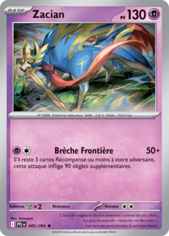 Zacian (Méga-Évolution Flammes Fantasmagoriques 045)