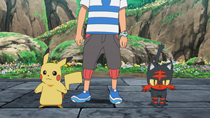 SL036 - Pikachu et Flamiaou de Sacha.png