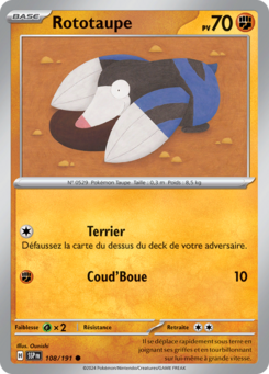 Rototaupe (Écarlate et Violet Étincelles Déferlantes 108)