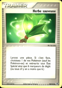 Herbe sauveuse (EX Rouge Feu & Vert Feuille 93)
