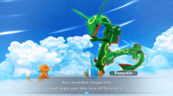 Le duo au sommet de la Tour Céleste.