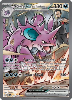 Nidoking-ex de la Team Rocket (Écarlate et Violet Rivalités Destinées 233)