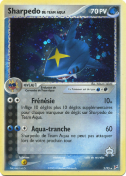 Sharpedo de Team Aqua (EX Team Magma VS Team Aqua 5)