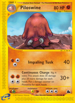 Piloswine (Skyridge 43)