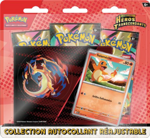 Collection autocollant réajustable Méga-Évolution Héros Transcendants Salamèche.png