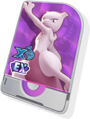 Permis Unité de Méga-Mewtwo X avec l'icône « EX ».