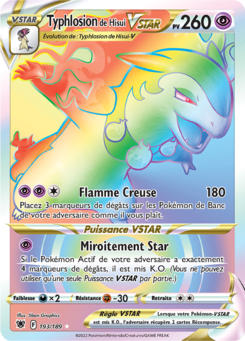 Typhlosion de Hisui-VSTAR (Épée et Bouclier Astres Radieux 193)