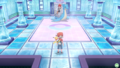 Zone d'affrontement dans Pokémon : Let's Go, Pikachu et Let's Go, Évoli.