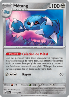 Métang (Écarlate et Violet Forces Temporelles 114)