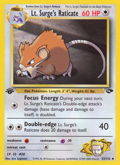 Lt. Surge's Raticate (Gym Challenge 53)