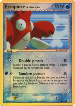 Écrapince de Team Aqua (EX Team Magma VS Team Aqua 26)