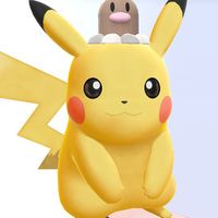 Chapeau Taupiqueur sur Pikachu.