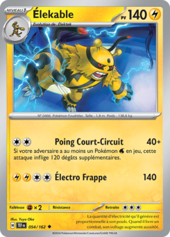 Élekable (Écarlate et Violet Forces Temporelles 054)